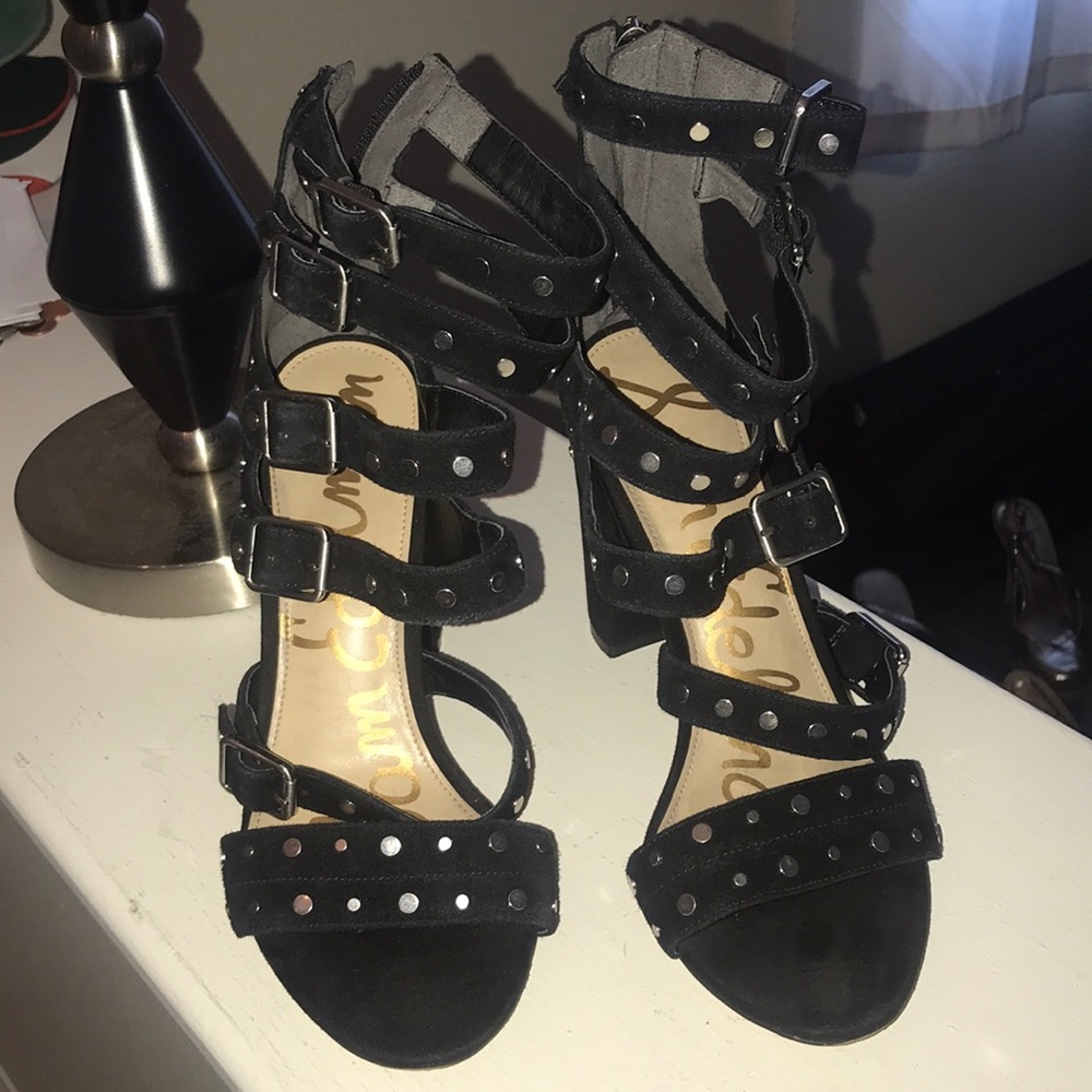 Strappy Black heels